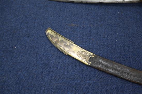A George III Grenadier Company officers sword of the 53rd Regiment of Foot (Kings Shropshire Light Infantry),